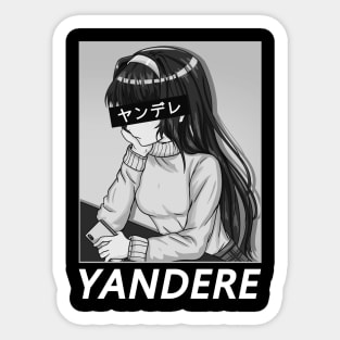 Japanese Yandere - Weeaboo Otaku T-Shirt Sticker